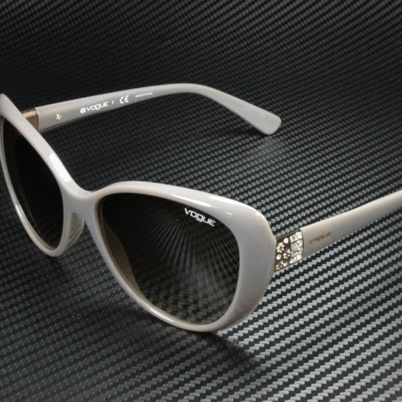 Vogue Women's Light Brown and White Sunglasses